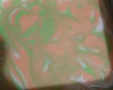 A picture of step 8 of Tricolor cake.