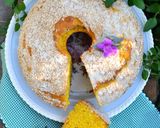 Foto del paso 6 de la receta: Budín de mandarina y membrillo con cubierta azucarada de coco🍊