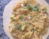 A picture of step 1 of Aloo ka paratha.