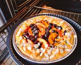 Hình bước làm 6 của món 💚 Tart Rustic Xuân Đào & Việt Quất