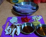 Foto langkah ke 1 dari resep Ikan Kakap Steam.