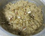 A picture of step 8 of Quinoa Halwa.