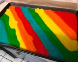 A picture of step 4 of Rainbow Swiss Roll.