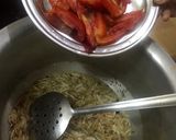 A picture of step 3 of Channy ki daal waly rice with aaloo pakora.