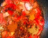 A picture of step 6 of Chicken Tikka Karahi.
