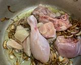 A picture of step 1 of Palak Chicken (Spinach Chicken).