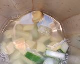 A picture of step 1 of Cucumber & ginger drink.