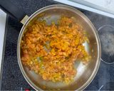 A picture of step 2 of Foul Medames.