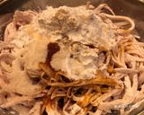 A picture of step 3 of Chewy Taro Shredded Cake.