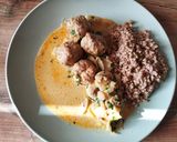 Pulpety z baraniny w sosie pieczarkowym krok przepisu 10 zdjęcie