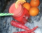 A picture of step 4 of Red blood carrot juice 🥤.