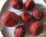 A picture of step 5 of Thandai beetroot delight.