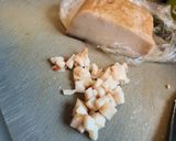 Gombás szívpörkölt, krumpligombóccal recept fázis 7 fotója