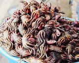 Hình bước làm 1 của món Ba khía tỏi ớt chua ngọt