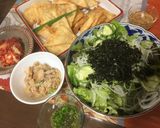 A picture of step 8 of Korean Salad.