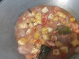 Tumis udang buncis kemangi