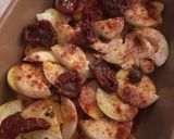 A picture of step 2 of Chicken with Sun Dried Tomatoes & Seasonal Veg.