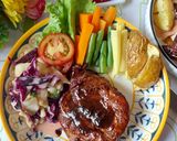 Foto langkah ke 7 dari resep Chicken Steak with Salad.