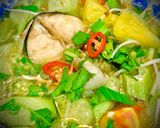 Hình bước làm 4 của món Canh Chua Cá Hú
