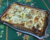A picture of step 16 of Leek and Mozzarella Tart with Homemade Pie Crust.