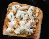 A picture of step 5 of Tandoori Paneer Open Sandwich.