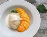 Foto langkah ke 5 dari resep Mango Sticky Rice Vla Fiber Creme.