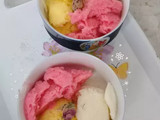 بستنی زعفرانی وانیلی و توت فرنگی🍓🍨🍦🍧🍦🍨🍧🍭