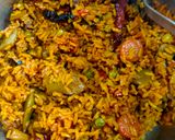 Foto del paso 11 de la receta: Arroz con menestra imperial, chorizo salteado y pollo o conejo