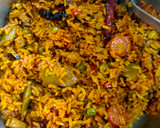 Foto del paso 11 de la receta: Arroz con menestra imperial, chorizo salteado y pollo o conejo