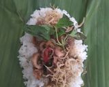 Foto langkah ke 7 dari resep Nasi Bakar Cumi Teri.