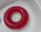 Foto del paso 1 de la receta: 🍉Donitas de Gelatina simil sandía