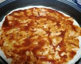 A picture of step 3 of Pizza pepperoni and chicken Nuggets.