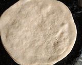 A picture of step 8 of Mooli parantha.
