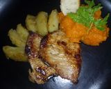 Foto del paso 9 de la receta: Cerdo agridulce y puré de zapallo inglés