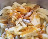 A picture of step 3 of Dry potatoe curry#cookingwith Tomatoescontest.