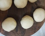 A picture of step 6 of No Oven Eggless Stuffed Sesame Bun.