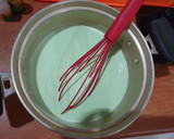 A picture of step 3 of Matcha cream pudding (Matcha purin).