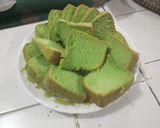 Foto langkah ke 10 dari resep Bolu Jadul Pandan Empuk, Lembap, dan Serat Halus.
