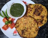 A picture of step 4 of Corn and Multigrain chilla.