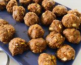 A picture of step 5 of Date rounds (khajoor puri).
