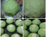 Foto langkah ke 4 dari resep Roti Pandan TANPA ULEN "Tendy" ~ Asli Lembut & Empuk! 👍😤.