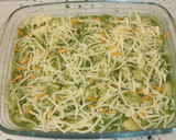 Foto del paso 6 de la receta: Gnocchis de patata con crema de espinacas y puerro gratinados con queso