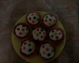 Foto langkah ke 5 dari resep Cup cake rainbow chip.