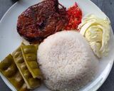 Foto langkah ke 2 dari resep #Nasi ikan tuna panggang.