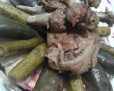 صورة لخطوة 8 من وصفة محاشي كوسا وباذنجان وفليفلة مع لحم الخاروف بعضمو 🍆🍅🍖🌶🌶🌶