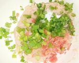 A picture of step 3 of Chicken szechuan kebab.