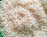A picture of step 2 of Stir fry veggie rice.