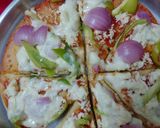 वेज पिज्जा (veg pizza recipe in hindi) रेसिपी चरण 5 फोटो