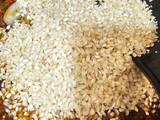 Arroz de gamba roja y pimiento de padrón