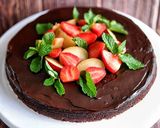 Foto langkah ke 3 dari resep Single Layer Choco Mud Tart.